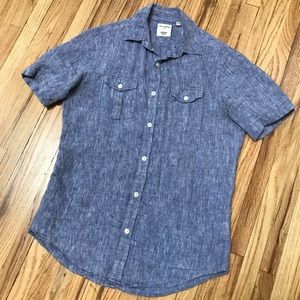 Murano Short-Sleeve Button-Down Shirt